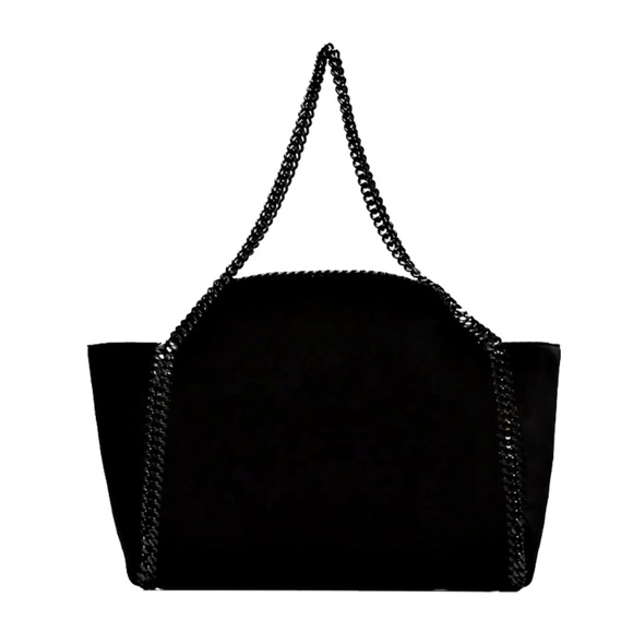 New Stella McCartney Large Reversible Velvet Tote - Picture 3 of 8